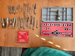Craftsman Die Set, Michigan Drill Meteic Misc. Taps Preowned. Fixed Price $52.50.