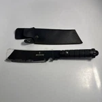 New Browning Fixed Blade 12 Knife Tactical Hunting W/ Sheath Butcher Hack. Fixed Price $26.24.