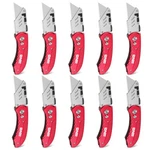 10PCS Foldable Retractable Blade Utility Knife Back Box Cutter W/pocket Clip. Fixed Price $45.99.