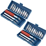 Set Of 2 Hobby Knife Precision Razor Blades Exacto Cutting Tool Arts Craft Kit. Fixed Price $10.95.