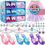Ljzj Princess Dress Up & Jewelry Boutique, Costumes Set W/color Skirts. Fixed Price $51.27.