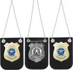 Spooktacular Creations Gold And Silver Badge Set For Police Pretend.... Fixed Price $21.70.