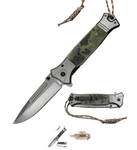 Rtek 6 Jumbo Camo G-10 Handle Assist Open Folding Knife With Paracord. Fixed Price $19.99.