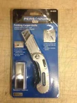 Personna Pro Folding Carpet Knife, W/6 Round Corner Blades, 63-0222. Fixed Price $7.00.