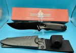 Rough Ryder RR1865 Black Full Tang Fixed Blade Knife / Hard Sheath 8" Overall. Fixed Price $13.99.