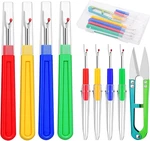 Seam Ripper, 4 Big And Small Stitch Remover Tools, Rippers For Sewing, Th. Fixed Price $10.22.