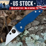 Spyderco Microjimbo Compression Lock Cpm SPY27 Cobalt Blue G10 Knife C264GPCBL. Fixed Price $153.00.