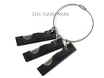 Derma-safe 3 Pack With Cable Ring, Edc Razor Knife Sere Survival Kit HR207 Black. Fixed Price $8.55.