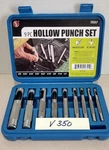 9PC Hollow Leather Punch Set 1/8-1/2 Gasket Paper Plastic Wood Belt. Fixed Price $15.99.