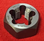 9/16-18 Nf 1-1/16" Hex Die Irwin Hanson 7249 Zr Cs Carbon Steel Rethreading. Fixed Price $17.99.