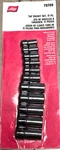 Lisle 1/4" & 3/8" Dr 11PC Master Tap Holding Socket Set With Holder #70700. Fixed Price $83.69.