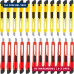 Diyself 24 Pack Box Cutters Bulk (9MM Wide Blade Cutter) Utility Knife Retractab. Fixed Price $21.85.