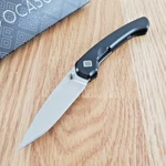 Ocaso Seaton Mini Folding Knife 2.38" AUS-10A Steel Blade Stainless Handle. Fixed Price $71.99.