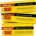 Miniscraper Plastic Razor Blades 100 Pak, Double Edged 200 Edges. Fixed Price $8.49.