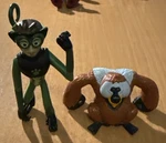 Wild Kratts Martin Monkey Creature Suit Baboon Figure 2PC 2015 Wicked Cool Toys. Fixed Price $18.00.