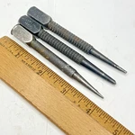 Vintage Lot Of (3) Millers Falls Tools Nail Pin Punch Set Made Usa. Fixed Price $14.95.