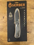 Gerber Scout Clip Folding Knife Gray Black Micarta Handle 440 Steel Plain Edge. Fixed Price $37.99.