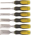 Stanley 6 Piece Fatmax Short Blade Chisel Set. Fixed Price $62.99.