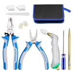Glass Cutting Tool Kit Running Pliers Breaker Grozer Cutter Screwdriver Speedwox. Fixed Price $35.24.