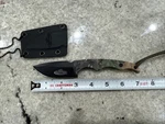 Utica Hunters Fixed Blade Knife With Nylon Sheath Team Realtree. Fixed Price $17.00.