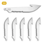 6 Outdoor Edge 3.0" Serrated Drop Point Replacement Blades For 3" Razor Lite Edc. Fixed Price $14.99.