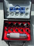 Mayhew Pro 66008 Hollow Punch Set With Case - Made In France. Fixed Price $175.00.