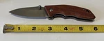 Vickay Pocket Knife, Folding 2.75" 8CR13MOV Steel Blade, Wood Handle E.... Fixed Price $35.00.