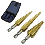 Titanium Step Drill Set Unibit Industrial Reamer Reaming 28 Sizes 1/8 - 3/4". Fixed Price $12.99.