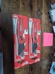 Milwaukee Fastback Press & Flip Utility Knife 2-PACK 48-22-1500. Fixed Price $19.98.