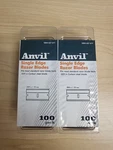Lot Of (2)ANVIL Pack Single Edge Razor Blades Bulk P/n 1004 627 811. Fixed Price $24.99.