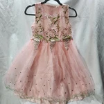 Lzh Baby Girls' Embroidered Sequins Floral Sleeveless Tutu Skirt Dress, Pink,. Fixed Price $7.26.
