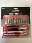Tool Shop 16 Piece Hobby Knife Set. Guaranteed Forever!. Fixed Price $12.00.