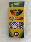 Crayola Colored Pencils 12 Count Pre-sharpened Non-toxic. Fixed Price $6.99.