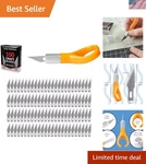 Wa Portman Finger Knife Set Ergonomic Precision Craft With Replacemen.... Fixed Price $35.99.