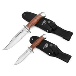 Mossy Oak 2-PIECE Bowie Knife, Fixed Blade Hunting With Leather Handle,.... Fixed Price $27.94.