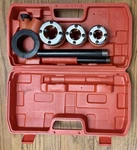 Hfs(r) Pipe Threader Kit TAR-300 Dies Stock Ratcheting Tool Set. Fixed Price $39.99.