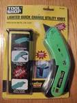 Tool Shop Lighted Quick Change Utility Knife NO.243-5466 New. Fixed Price $14.95.