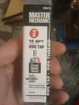 14 Npt Pipe Tap Master Mechanic 1/2 In. Fixed Price $23.51.