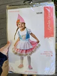 Garden Gnome Toddler Costume Size 2T-4T Dress & Hat Seasons Fairy Sprite Girls. Fixed Price $14.99.