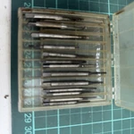 Skc Minature Tap Set M3 3/32 1/16 1/8 Whitworth Used (not Sure On Sizes). Fixed Price $14.28.