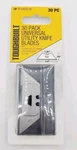 Pack Toughbilt Universal Utility Knife Blades #TB-H4S30-80 New. Fixed Price $12.49.