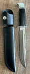 Buck Knife - #120 Fixed Blade 12" Overall Length + Leather Sheath, Usa. Fixed Price $99.00.