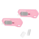 Workpro 2PCS Small Ceramic Box Cutterautomatic Rebound Quick Change Razor Knife. Fixed Price $16.99.