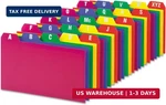 Oxford Poly Index Card Guide Set, 3 Inches, A-z, 1/5 Cut Tabs, Assorted. Fixed Price $11.85.