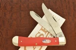 Case Xx Usa 2025 Smooth Red Delrin Carbon Steel Trapper Knife 4254 Cs (31288). Fixed Price $124.00.