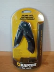 Raptor Folding Knife RAP-10535 Blk 440 Grade Stainless Steel Blade Serrated Edge. Fixed Price $39.99.