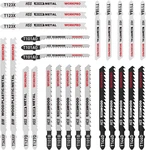 Workpro 25-PIECE T-shank Jig Saw Blade Set With Storage Case, Made Hcs/hss/. Fixed Price $27.99.