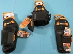 3PC Toughbuilt Cliptech Lot: Tape & Knife Pouch, Hammer Holster, Pliers. Fixed Price $103.50.