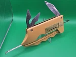 Vtg 1975 Picam Fish-mate "the Fishermans Friend" 10 Tools In Combo Made Usa. Fixed Price $16.99.