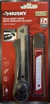 Husky Heavy-duty 18MM 8-POINT Snap-off Serrated Knife With Blades New. Fixed Price $15.99.